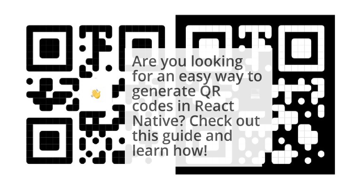 A QR Code generator for React Native based on react-native-svg image